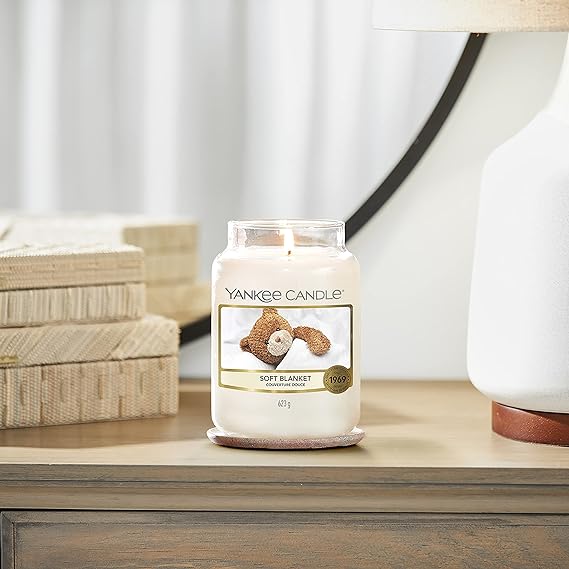 Yankee Candle Candela profumata in giara grande | Coperta morbida | Durata Fino a 150 Ore - Immagine 5