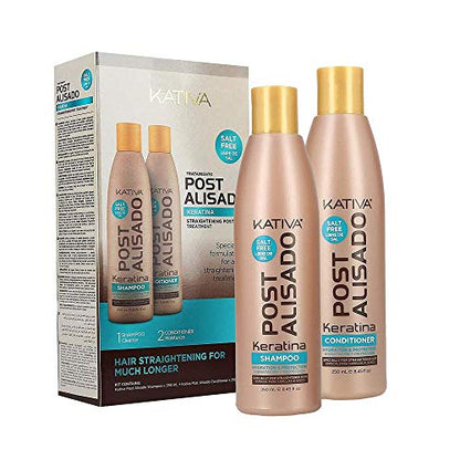 Kativa - Kit Mantenimento Stiratura Brasiliana con Shampoo e Balsamo - Trattamento Intensivo Protettivo e Riparatore con Cheratina e Arginina - Formula Senza Formaldeide, Senza SLS e SLES - Immagine 3