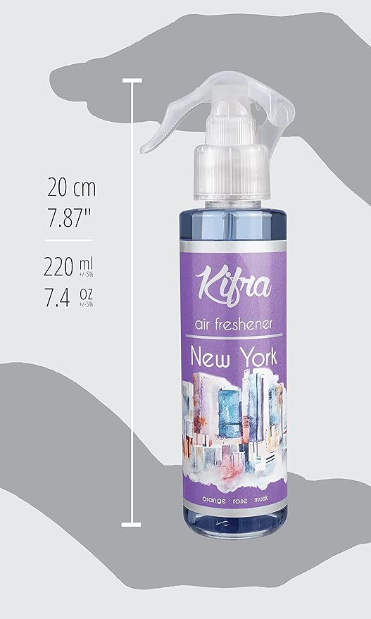 KIFRA NEW YORK Profumo Deodorante per Ambienti Concentrato Spray 200ml - Immagine 2