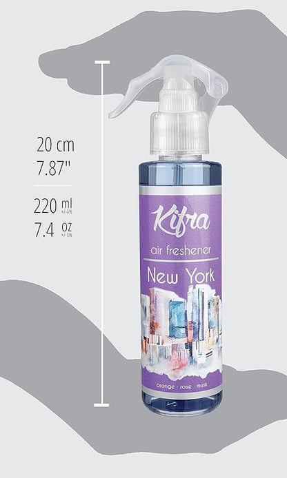 KIFRA NEW YORK Profumo Deodorante per Ambienti Concentrato Spray 200ml - Immagine 2