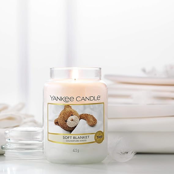 Yankee Candle Candela profumata in giara grande | Coperta morbida | Durata Fino a 150 Ore - Immagine 3