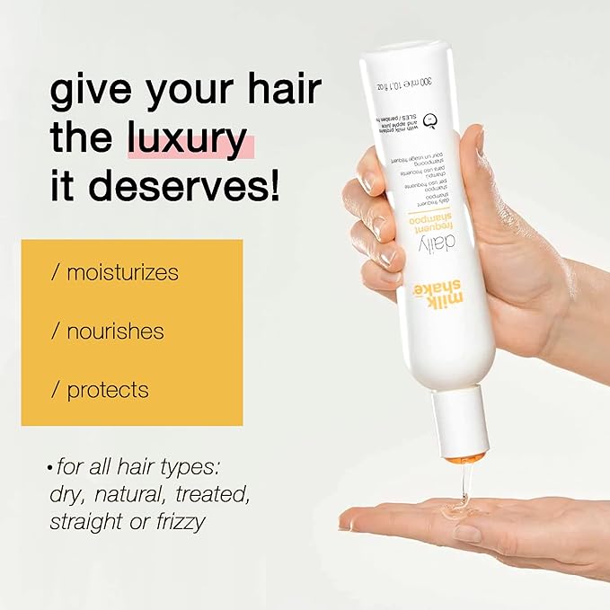 Milkshake, shampoo daily frequent 1000 ml, shampoo delicato con formulazione priva di SLS e parabene, 1000 ml - Immagine 2