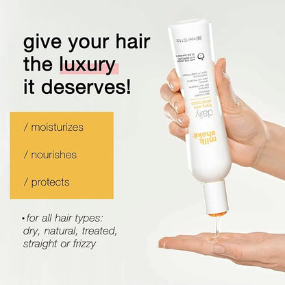Milkshake, shampoo daily frequent 1000 ml, shampoo delicato con formulazione priva di SLS e parabene, 1000 ml - Immagine 2