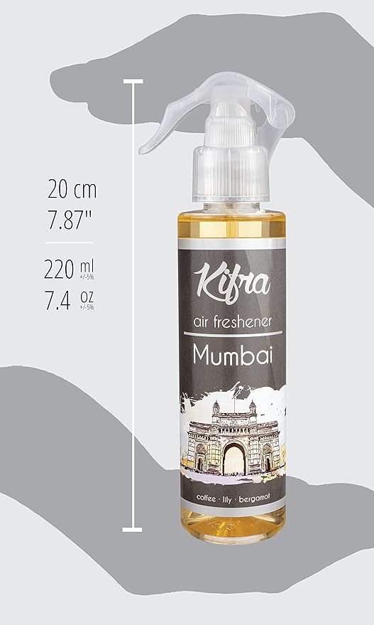 KIFRA MUMBAI Profumo Deodorante per Ambienti Concentrato Spray 200ml - Immagine 2