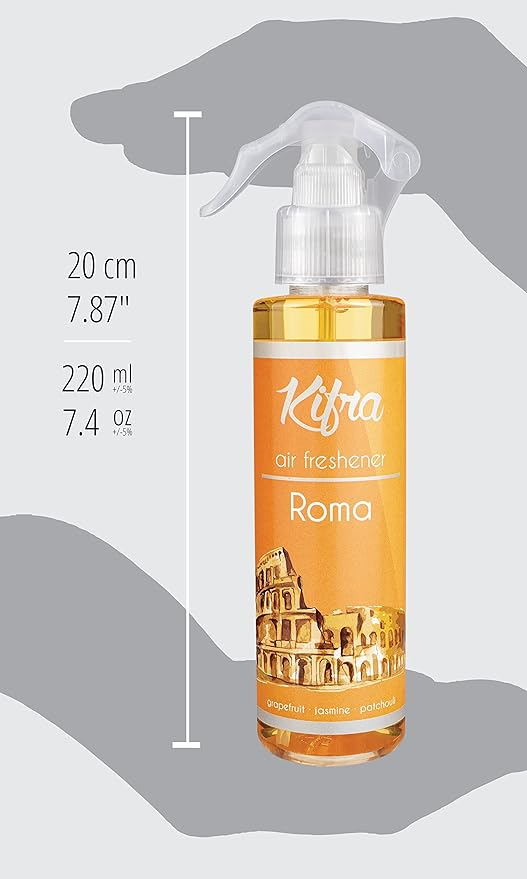 KIFRA ROMA Profumo Deodorante per Ambienti Concentrato Spray 200ml - Immagine 2