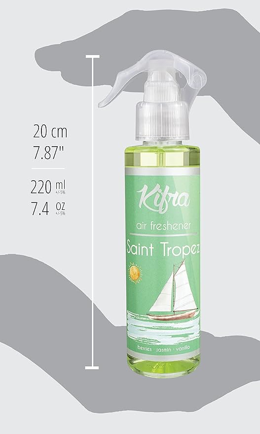 KIFRA SAINT TROPEZ Profumo Deodorante per Ambienti Concentrato Spray 200ml - Immagine 2