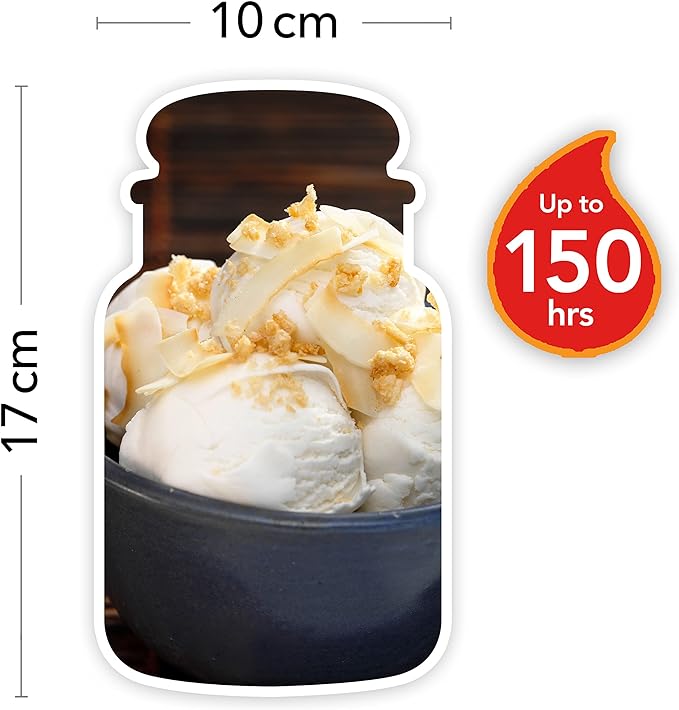 Yankee Candle Candela profumata, Candela in barattolo grande con crema di riso al cocco, Durata: fino a 150 ore - Immagine 2