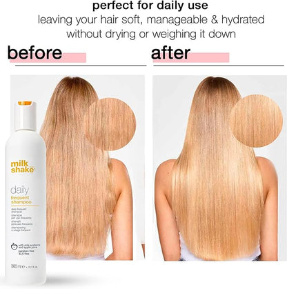 Milkshake, shampoo daily frequent 1000 ml, shampoo delicato con formulazione priva di SLS e parabene, 1000 ml - Immagine 4