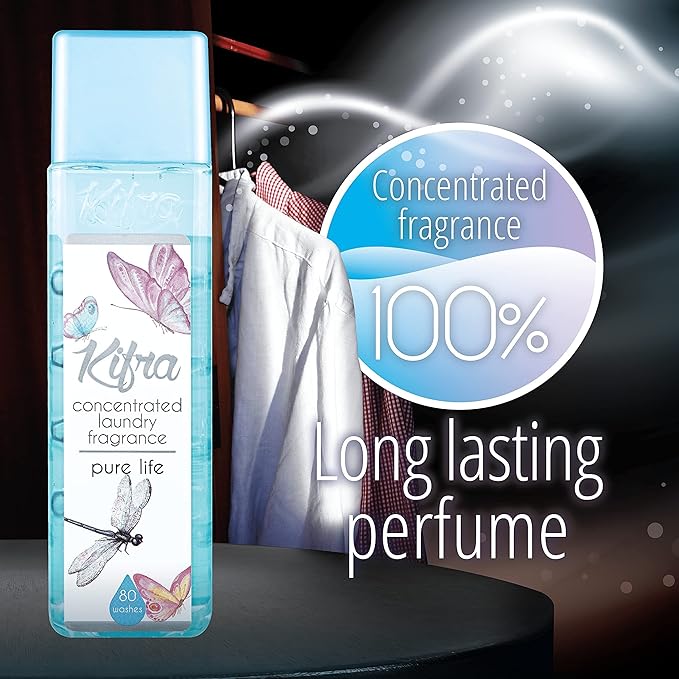 Kifra Pure Life - Profumo concentrato per bucato a lunga durata, 200 ml, 80 lavaggi - Immagine 5