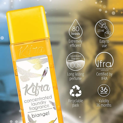 Kifra Biangel - Profumo concentrato per bucato a lunga durata, 200 ml, 80 lavaggi - Immagine 3