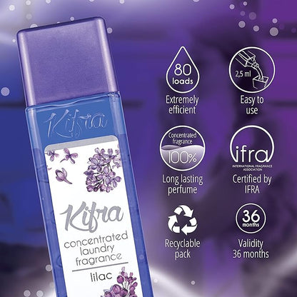 Kifra Lilac - Profumo concentrato per bucato a lunga durata, 200 ml, 80 lavaggi - Immagine 3