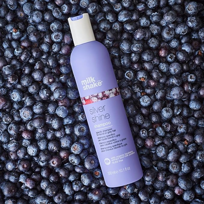 milk_shake® | silver shine shampoo | Shampoo Specifico per Capelli Biondi o Grigi con azione intensiva | 300 ml| Shampoo Antigiallo con Pigmenti Viola - Immagine 6