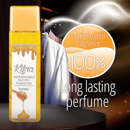 Kifra Honey - Profumo concentrato per bucato a lunga durata, 200 ml, 80 lavaggi - Immagine 5