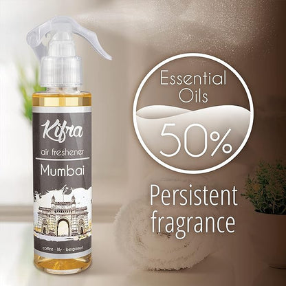 KIFRA MUMBAI Profumo Deodorante per Ambienti Concentrato Spray 200ml - Immagine 5