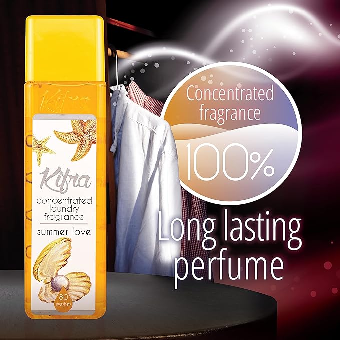 Kifra Summer Love - Profumo concentrato per bucato a lunga durata, 200 ml, 80 lavaggi - Immagine 5