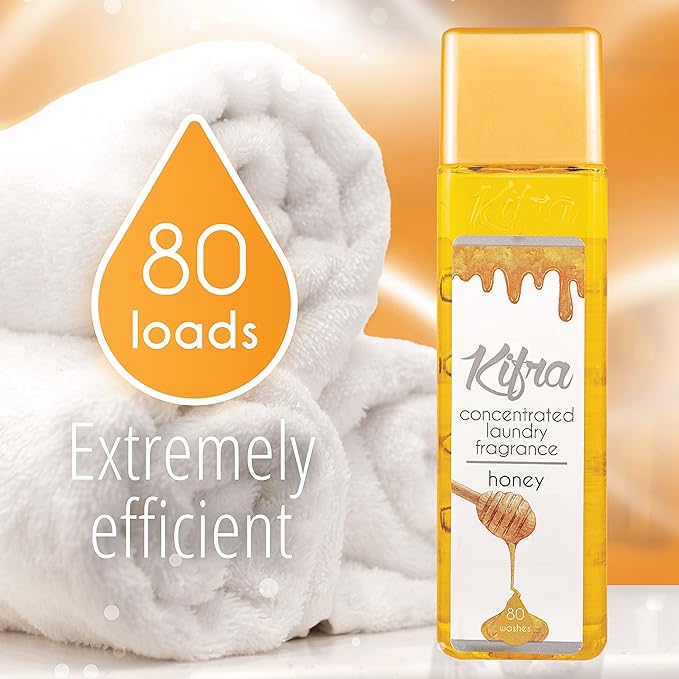 Kifra Honey - Profumo concentrato per bucato a lunga durata, 200 ml, 80 lavaggi - Immagine 4