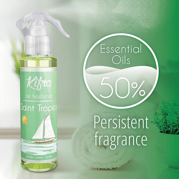 KIFRA SAINT TROPEZ Profumo Deodorante per Ambienti Concentrato Spray 200ml - Immagine 4