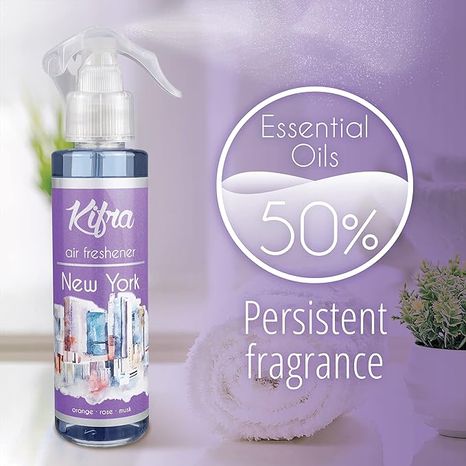 KIFRA NEW YORK Profumo Deodorante per Ambienti Concentrato Spray 200ml - Immagine 5