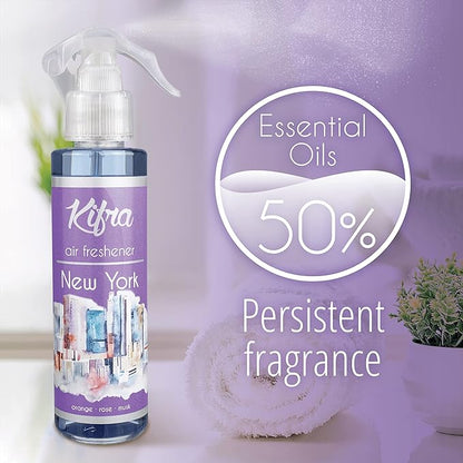 KIFRA NEW YORK Profumo Deodorante per Ambienti Concentrato Spray 200ml - Immagine 5