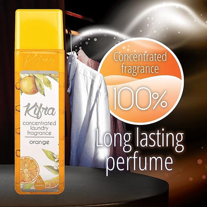 Kifra Orange - Profumo concentrato per bucato a lunga durata, 200 ml, 80 lavaggi - Immagine 5
