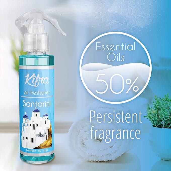 KIFRA SANTORINI Profumo Deodorante per Ambienti Concentrato Spray 200ml - Immagine 5