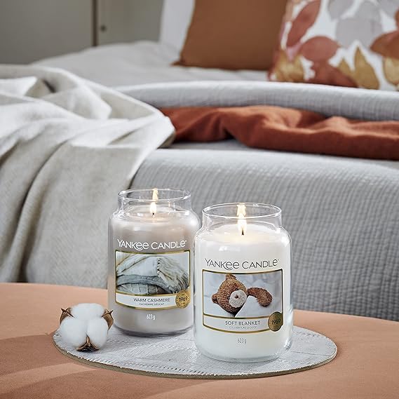 Yankee Candle Candela profumata in giara grande | Coperta morbida | Durata Fino a 150 Ore - Immagine 2