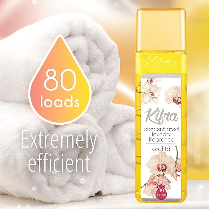 Kifra Orchid - Profumo concentrato per bucato a lunga durata, 200 ml, 80 lavaggi - Immagine 4