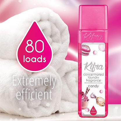 Kifra Candy - Profumo concentrato per bucato a lunga durata, 200 ml, 80 lavaggi - Immagine 3