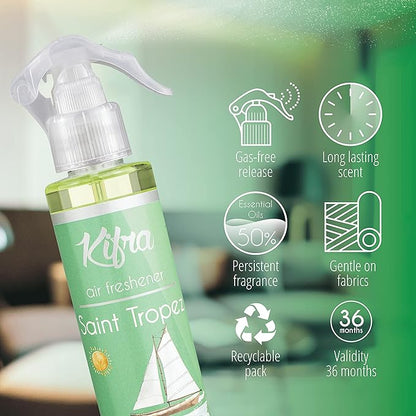 KIFRA SAINT TROPEZ Profumo Deodorante per Ambienti Concentrato Spray 200ml - Immagine 6