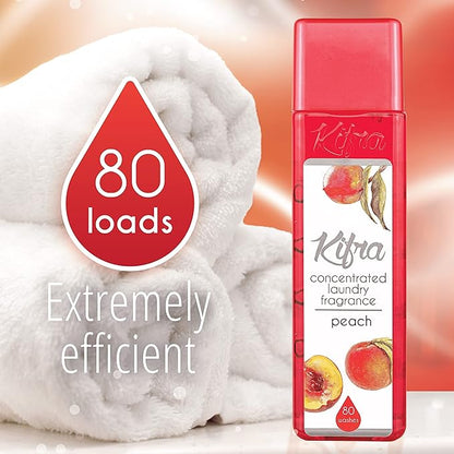 Kifra Peach - Profumo concentrato per bucato a lunga durata, 200 ml, 80 lavaggi - Immagine 4