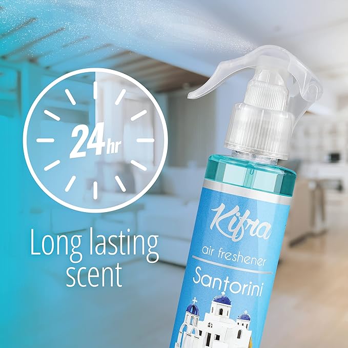 KIFRA SANTORINI Profumo Deodorante per Ambienti Concentrato Spray 200ml - Immagine 3