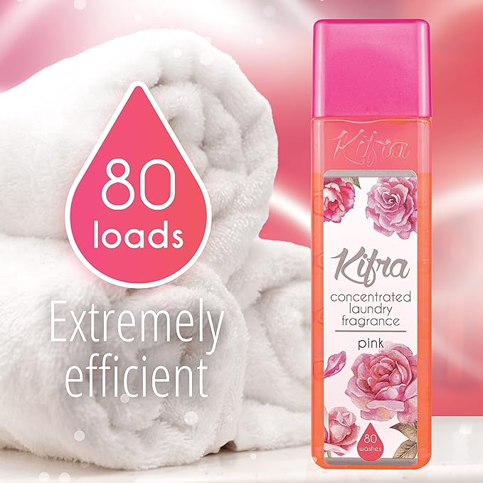 Kifra Pink - Profumo concentrato per bucato a lunga durata, 200 ml, 80 lavaggi - Immagine 4