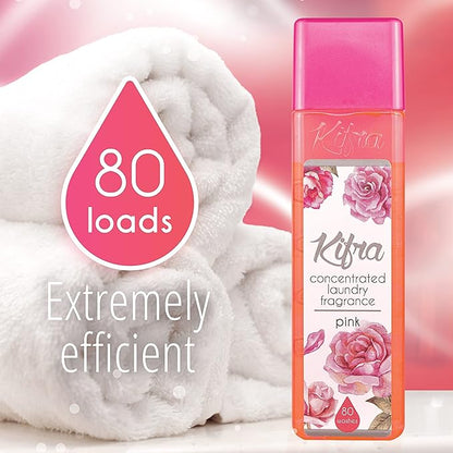 Kifra Pink - Profumo concentrato per bucato a lunga durata, 200 ml, 80 lavaggi - Immagine 4