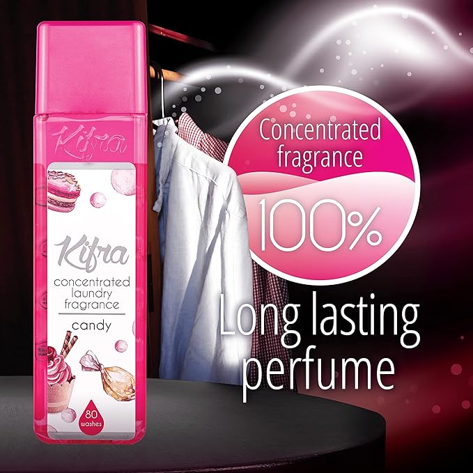 Kifra Candy - Profumo concentrato per bucato a lunga durata, 200 ml, 80 lavaggi - Immagine 4