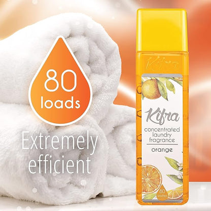 Kifra Orange - Profumo concentrato per bucato a lunga durata, 200 ml, 80 lavaggi - Immagine 4