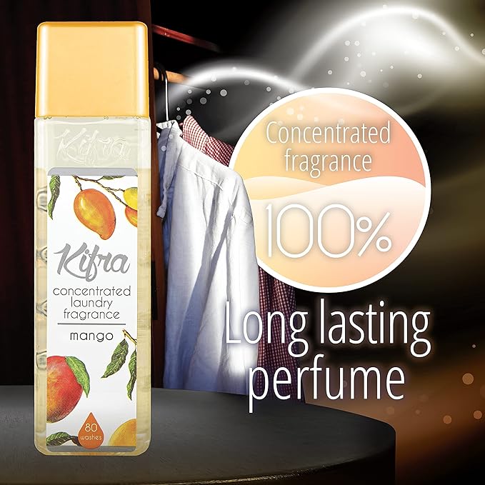 Kifra Mango - Profumo concentrato per bucato a lunga durata, 200 ml, 80 lavaggi - Immagine 5
