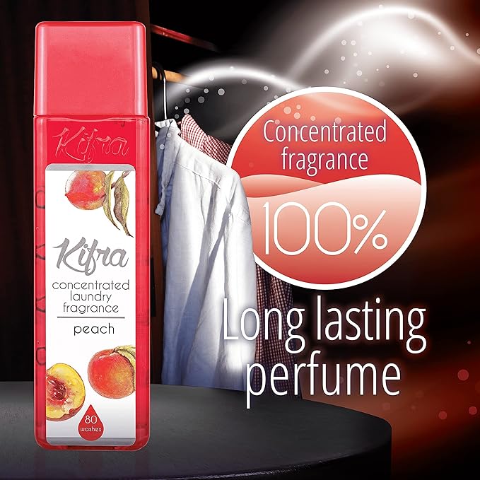 Kifra Peach - Profumo concentrato per bucato a lunga durata, 200 ml, 80 lavaggi - Immagine 5