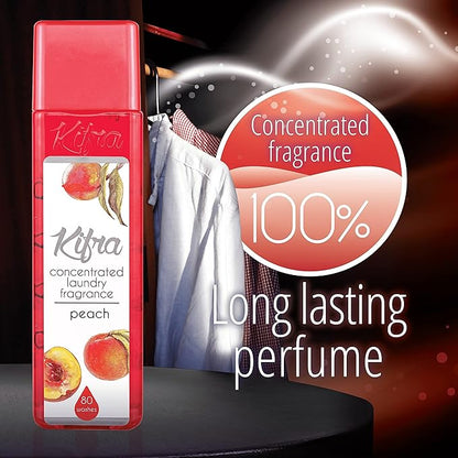 Kifra Peach - Profumo concentrato per bucato a lunga durata, 200 ml, 80 lavaggi - Immagine 5