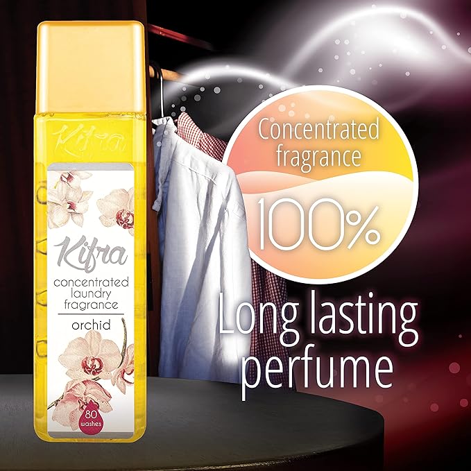 Kifra Orchid - Profumo concentrato per bucato a lunga durata, 200 ml, 80 lavaggi - Immagine 5