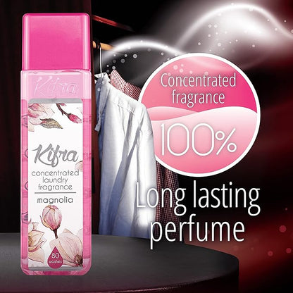 Kifra Magnolia- Profumo concentrato per bucato a lunga durata, 200 ml, 80 lavaggi - Immagine 5