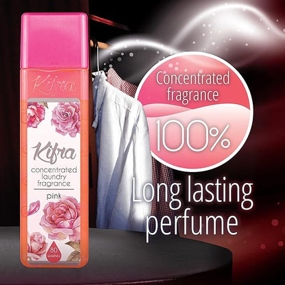 Kifra Pink - Profumo concentrato per bucato a lunga durata, 200 ml, 80 lavaggi - Immagine 5