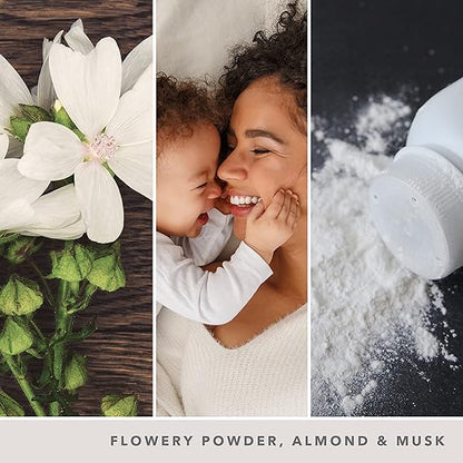 Yankee Candle Candela profumata in giara grande | Baby Powder | Durata Fino a 150 Ore - Immagine 2