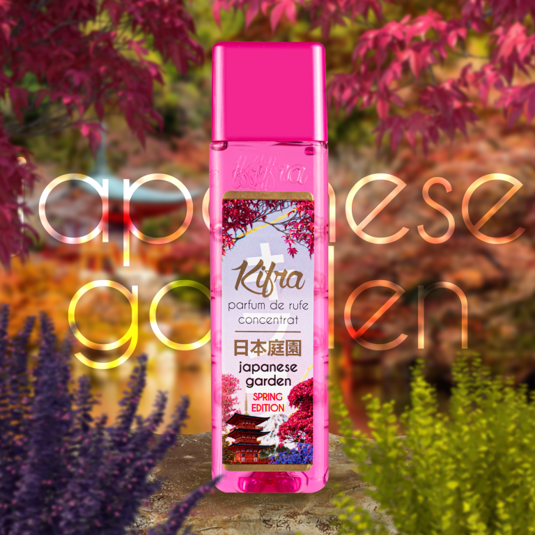 Kifra Giardino giapponese - Profumo concentrato per bucato a lunga durata, 200 ml, 80 lavaggi