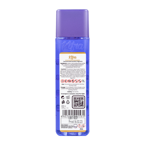 KIFRA Lavanda- Profumo concentrato per bucato a lunga durata, 200 ml, 80 Cicli di Lavaggio - Immagine 4