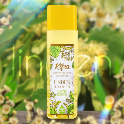 KIFRA Fiori di Tiglio- Profumo concentrato per bucato a lunga durata, 200 ml, 80 Cicli di Lavaggio