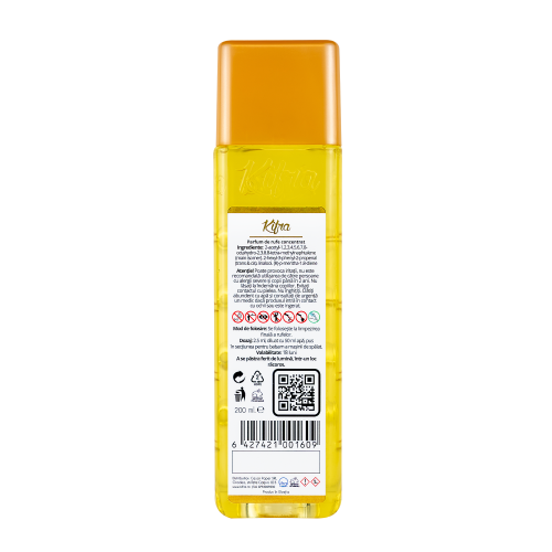 KIFRA Precious - Profumo concentrato per bucato a lunga durata, 200 ml, 80 Cicli di Lavaggio - Immagine 4