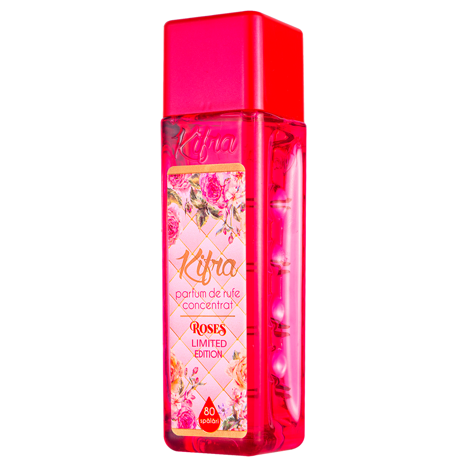 KIFRA Roses - Profumo concentrato per bucato a lunga durata, 200 ml, 80 Cicli di Lavaggio -Limited Edition - Immagine 2
