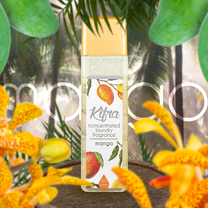 Kifra Mango - Profumo concentrato per bucato a lunga durata, 200 ml, 80 lavaggi