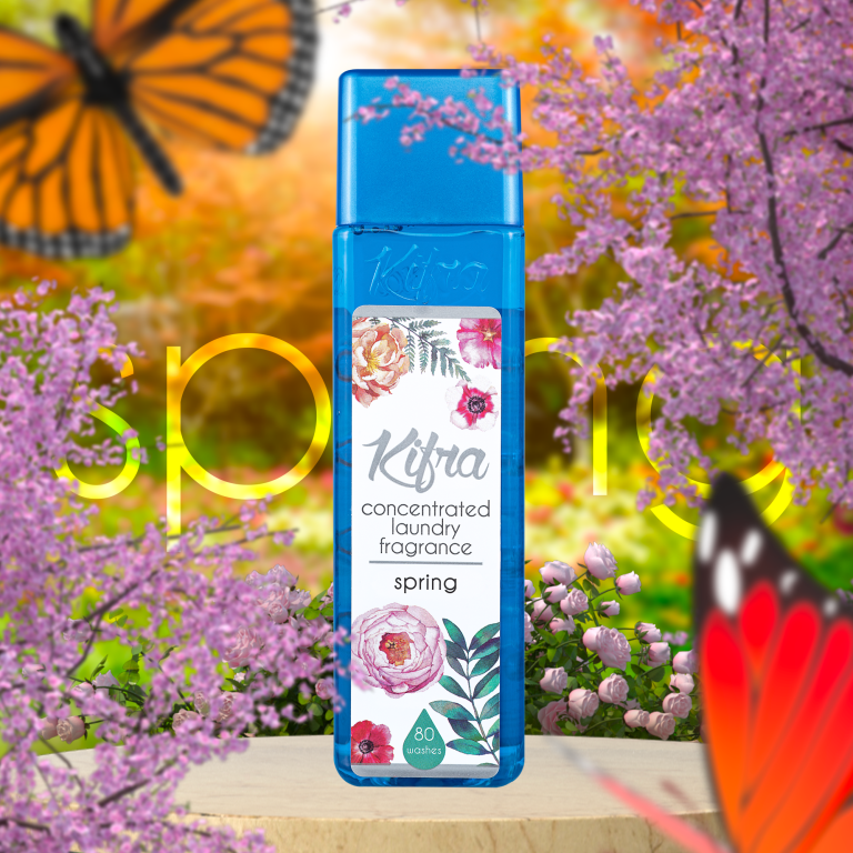 Kifra Spring - Profumo concentrato per bucato a lunga durata, 200 ml, 80 lavaggi