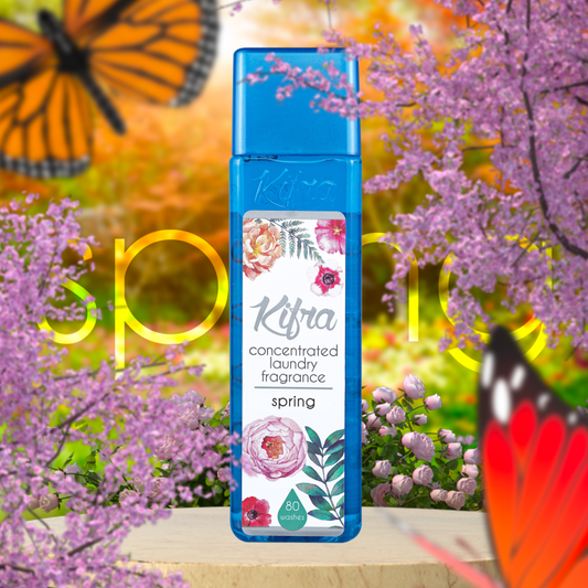 Kifra Spring - Profumo concentrato per bucato a lunga durata, 200 ml, 80 lavaggi
